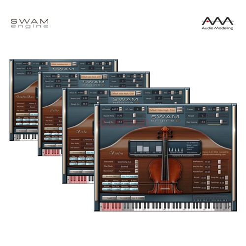 [Audio Modeling] SWAM Solo Strings bundle
