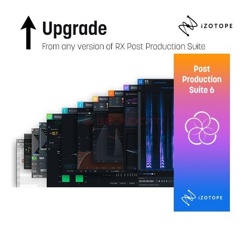 [iZotope] [Upgrade] RX Post Production Suite 6 (any version of RX Post Production Suite)